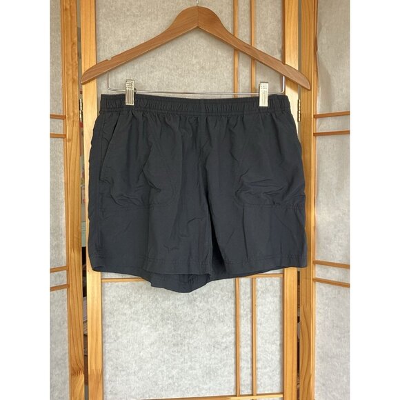 Columbia Women’s Black Nylon Shorts With Drawstring, Pockets Medium, Hiking - Picture 1 of 8